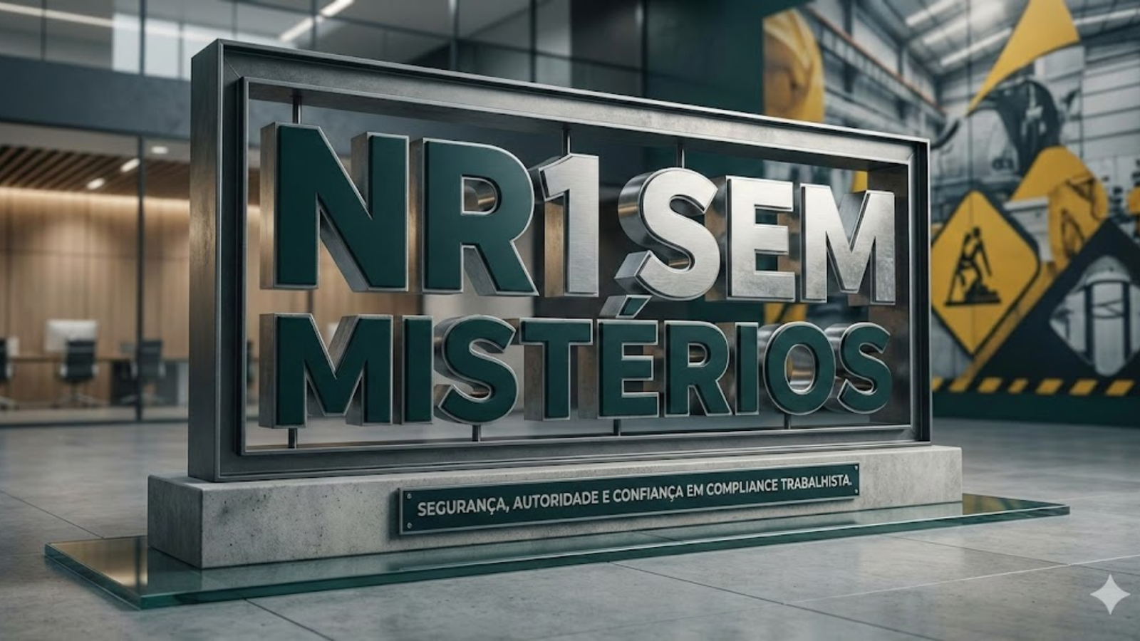 Arte do evento NR-1 Sem Mistérios